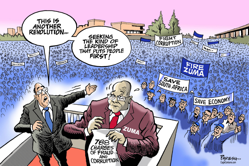  PROTESTS IN SOUTH AFRICA by Paresh Nath