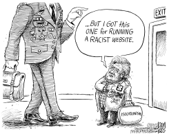 STEVE BANNON CREDENTIALS by Adam Zyglis