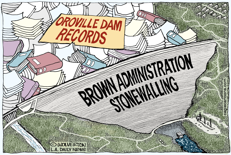  LOCALCA BROWN BLOCKS OROVILLE DAM RECORDS by Wolverton