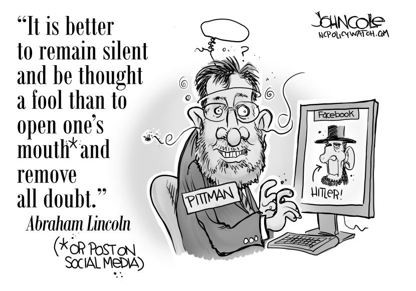 LOCAL NC Larry Pittman and Lincoln BW