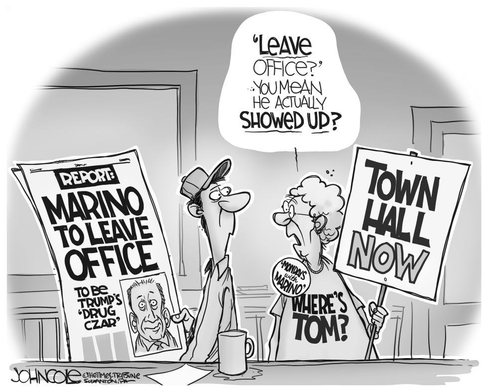 LOCAL PA Marino to leave office BW