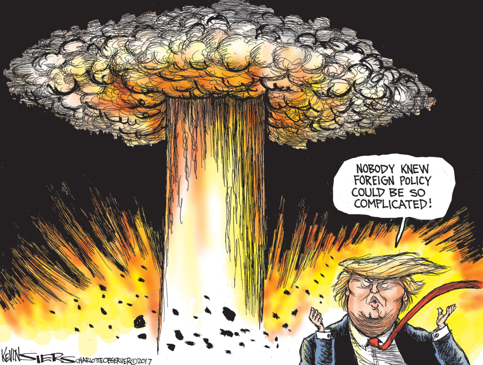  COMPLICATED FOREIGN POLICY by Kevin Siers