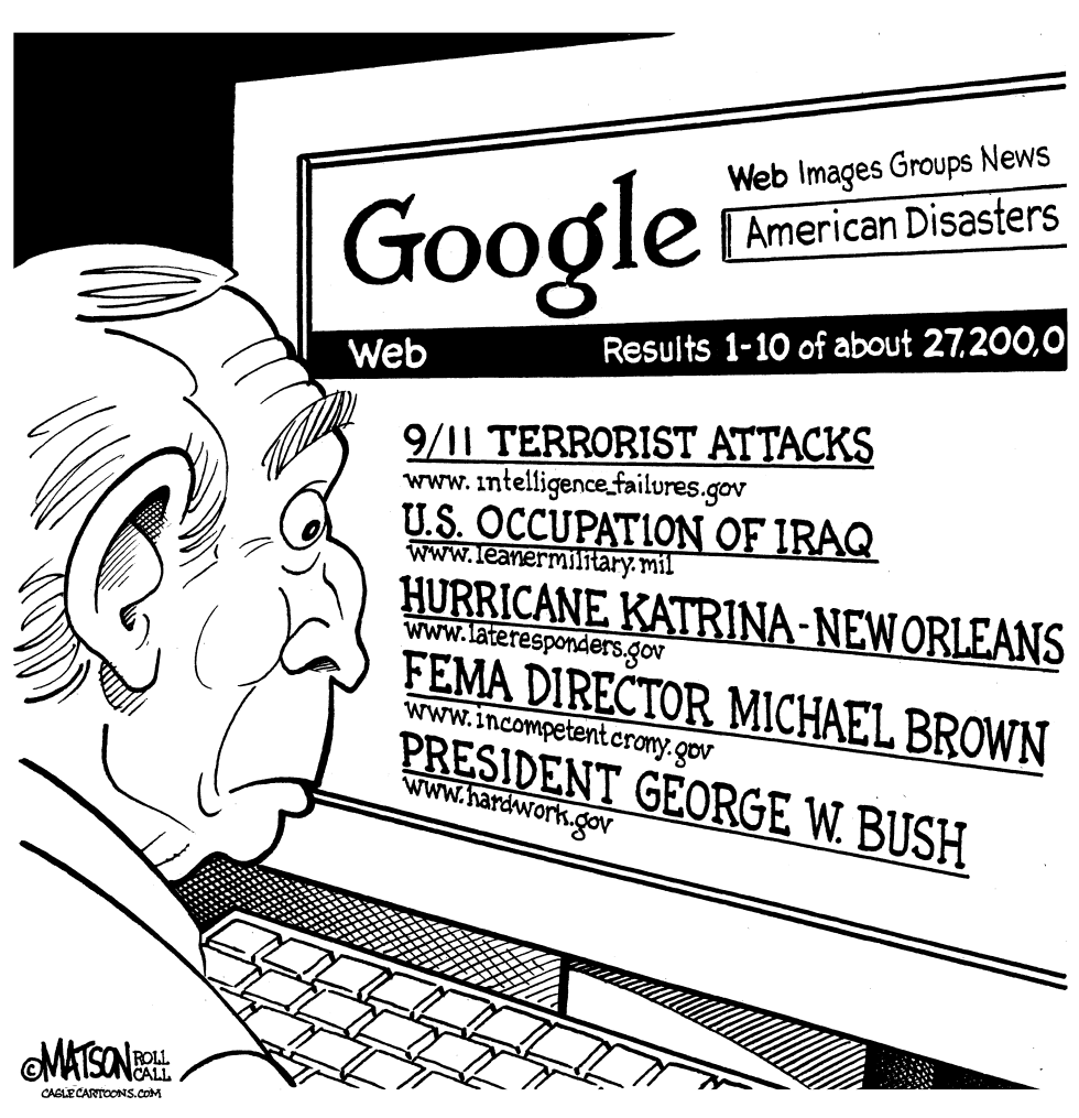  AMERICAN DISASTERS GOOGLE SEARCH RESULTS by RJ Matson