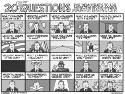 20 QUESTION FOR JUDGE ROBERTS by R.J. Matson