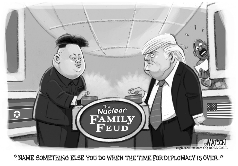 Donald Trump and Kim Jong-un On Nuclear Family Feud