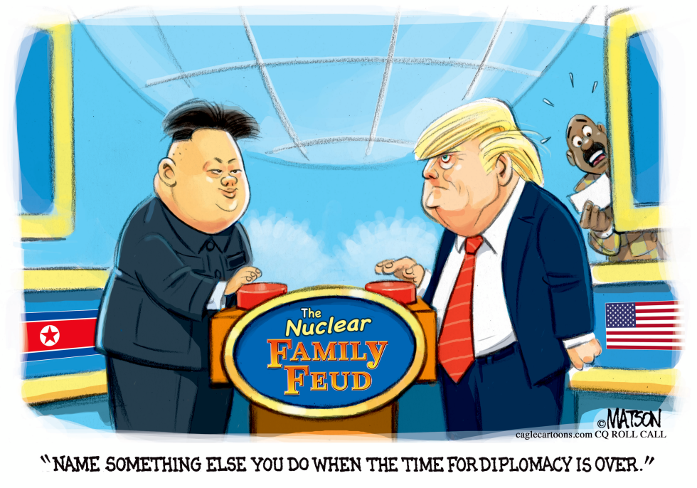 Trump and Kim Jong Un Face Off on Nuclear Family Feud