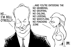 BILL OREILLY, B/W by Randy Bish