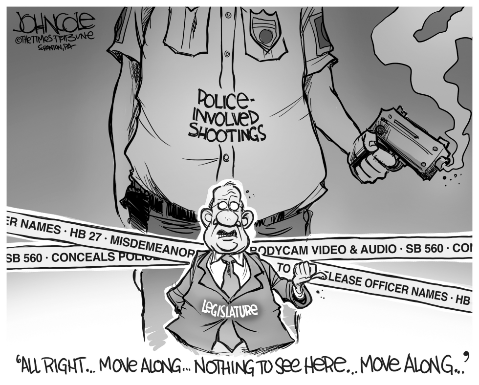 LOCAL PA Police shooting bills BW