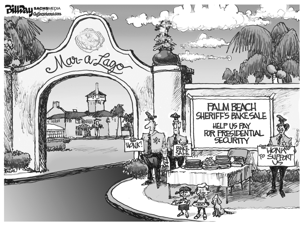  MAR A LAGO BAKE SALE by Bill Day