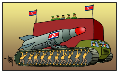 PARADE IN PYONGYANG by Arend Van Dam