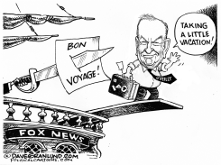 O'REILLY EXITS FOX NEWS by Dave Granlund