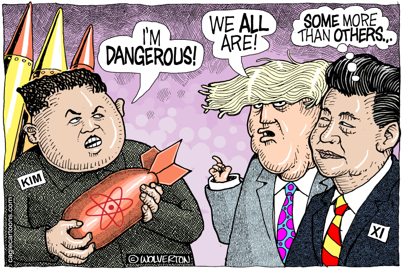 Dangerous Kim Dangerous Trump
