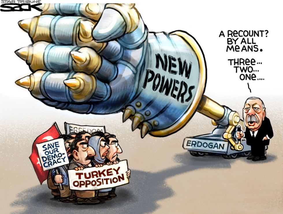  TURKEY TROUBLES by Steve Sack