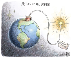 EARTH DAY  by Adam Zyglis