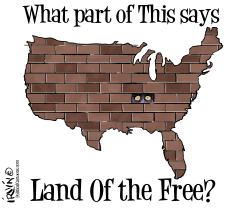 THE WALL-LAND OF THE FREE by Trevor Irvin