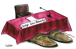 ROBERTS TABLE AT CONFIRMATION HEARINGS -  by Christo Komarnitski