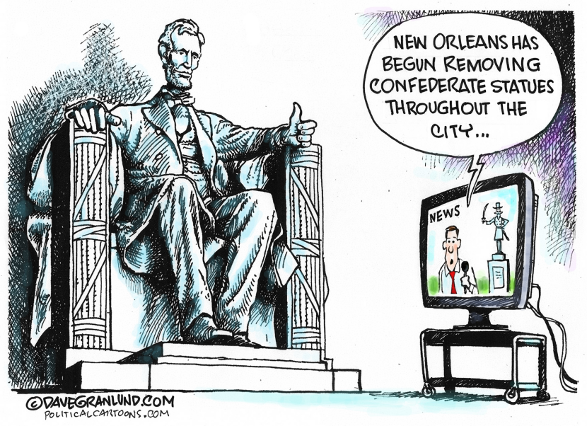 New Orleans confederate statues COLOR