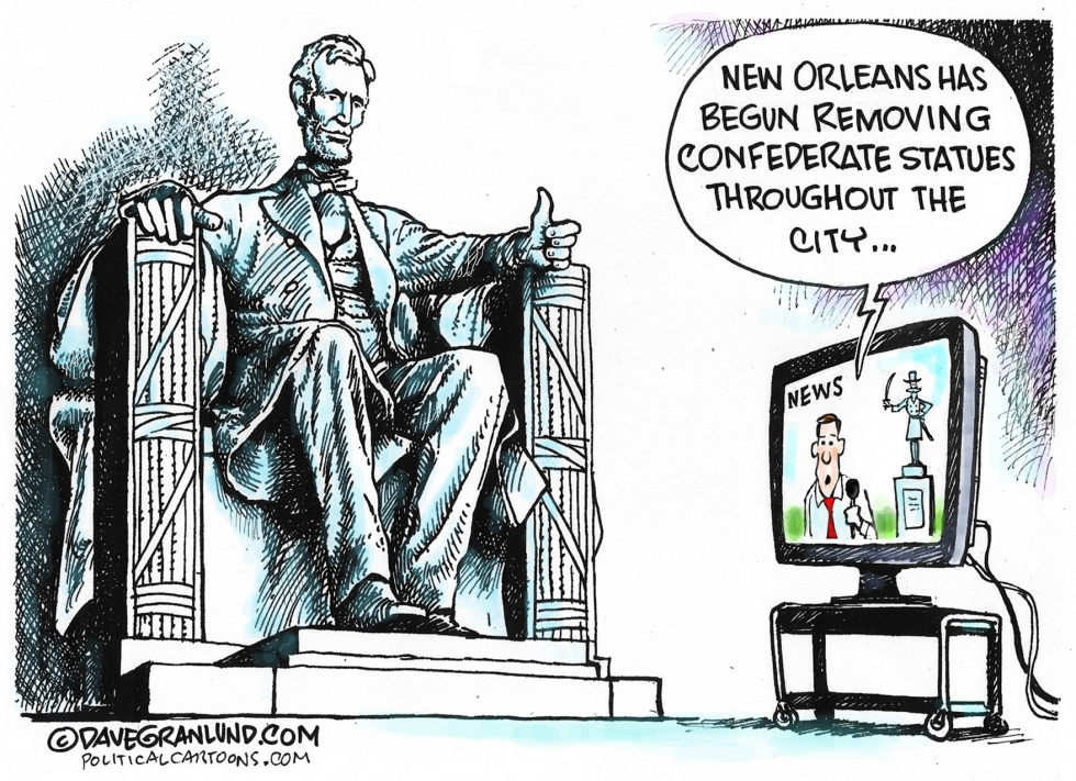 New Orleans confederate statues COLOR