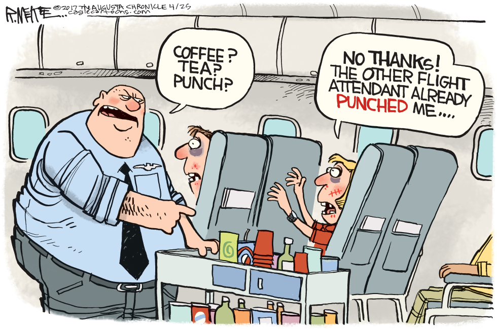 AIRLINE PUNCH by Rick McKee
