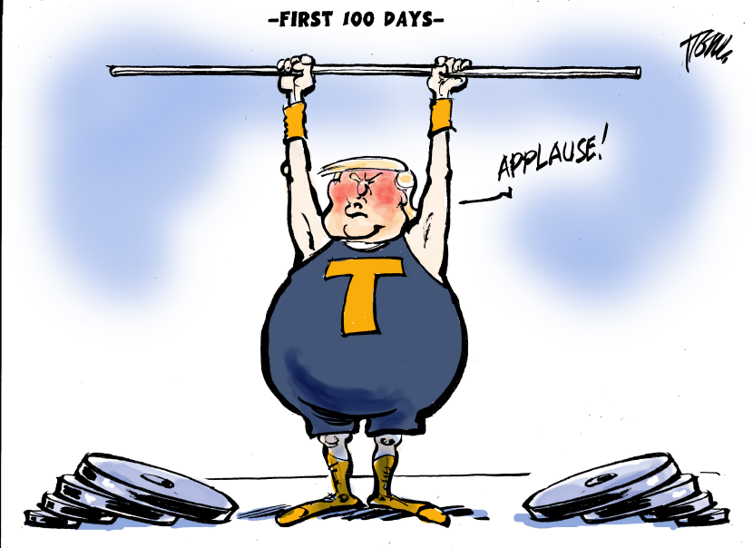 Trump first 100 days