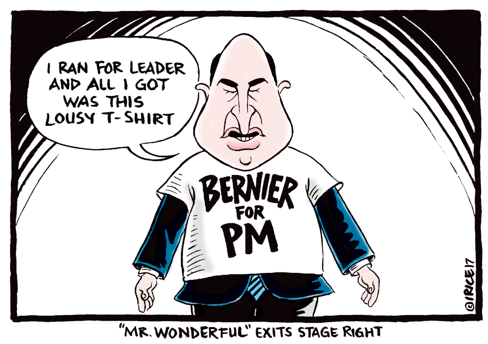 Mr. Wonderful Exits Stage Right