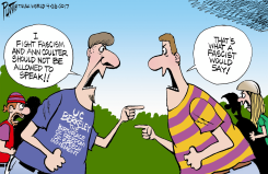 FIGHT FACISM by Bruce Plante