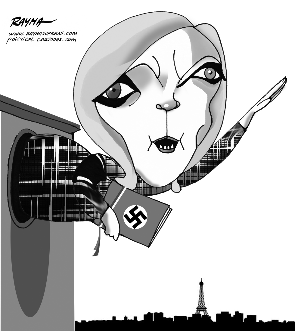 Marine Le Pen BW