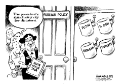 TRUMP AND DICTATORS by Jimmy Margulies