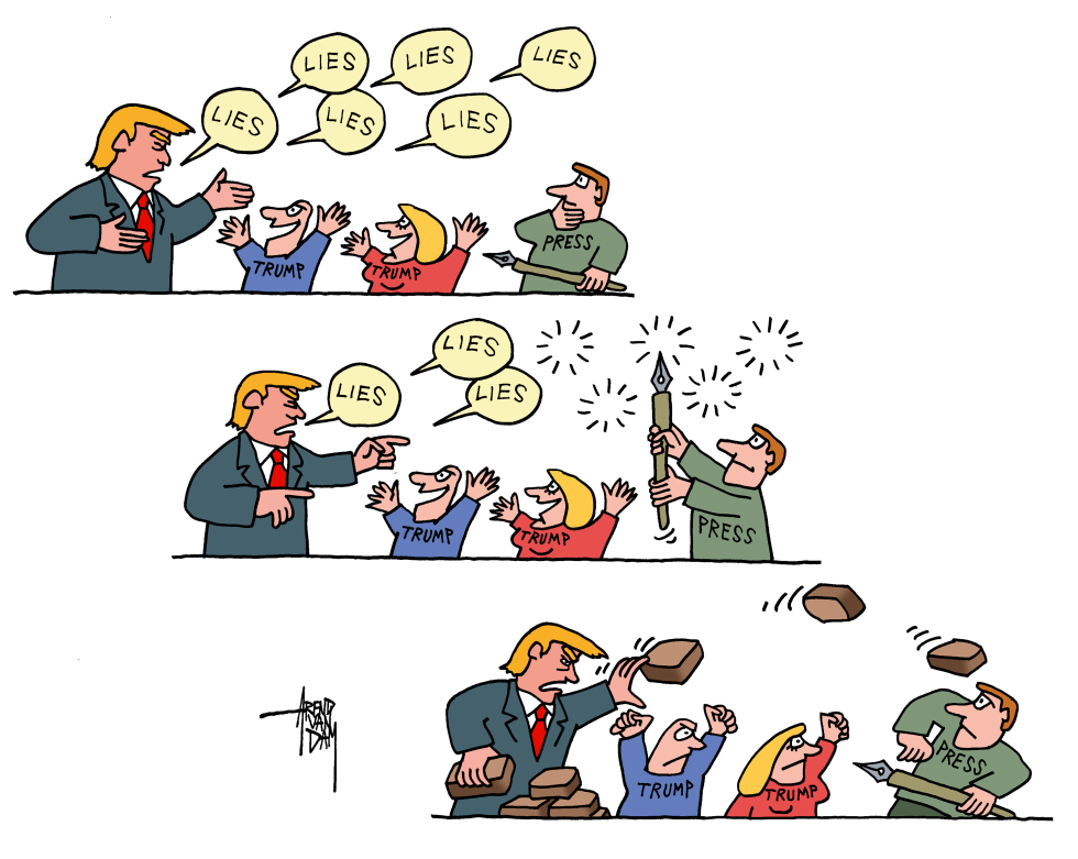 Trump-lies and media