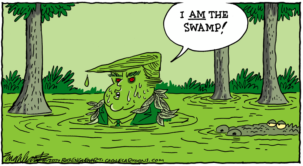  DRAIN THE SWAMP by Bob Englehart