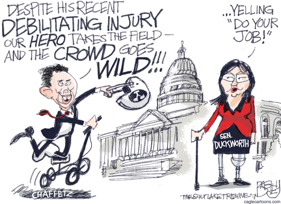  CHAFFETZ FOOT by Pat Bagley