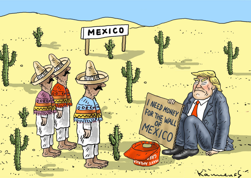 The Wall of Mexico and Trump