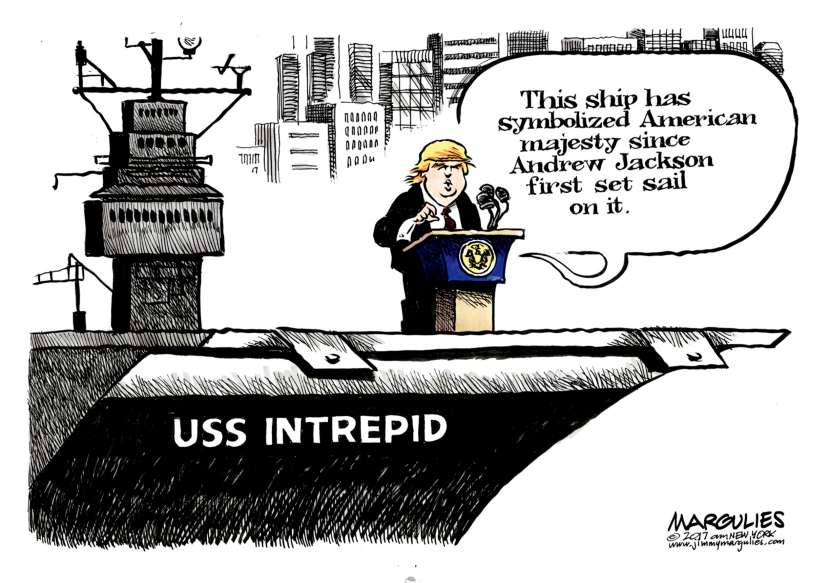 Trump and History color