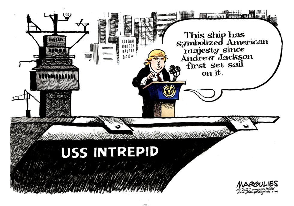 Trump and History color