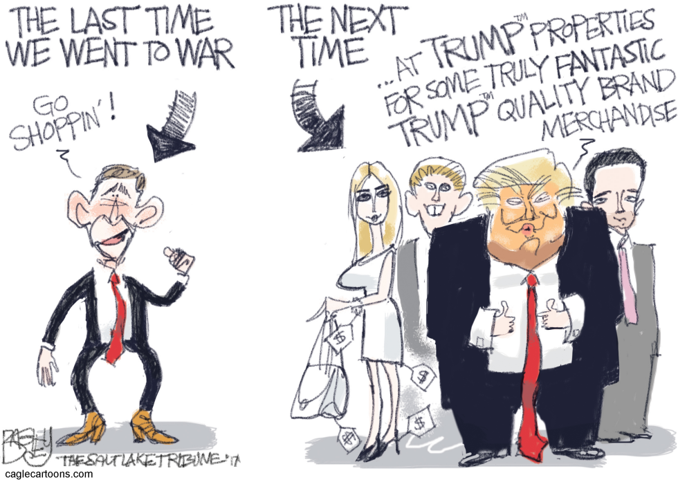  TRUMP'S WAR by Pat Bagley