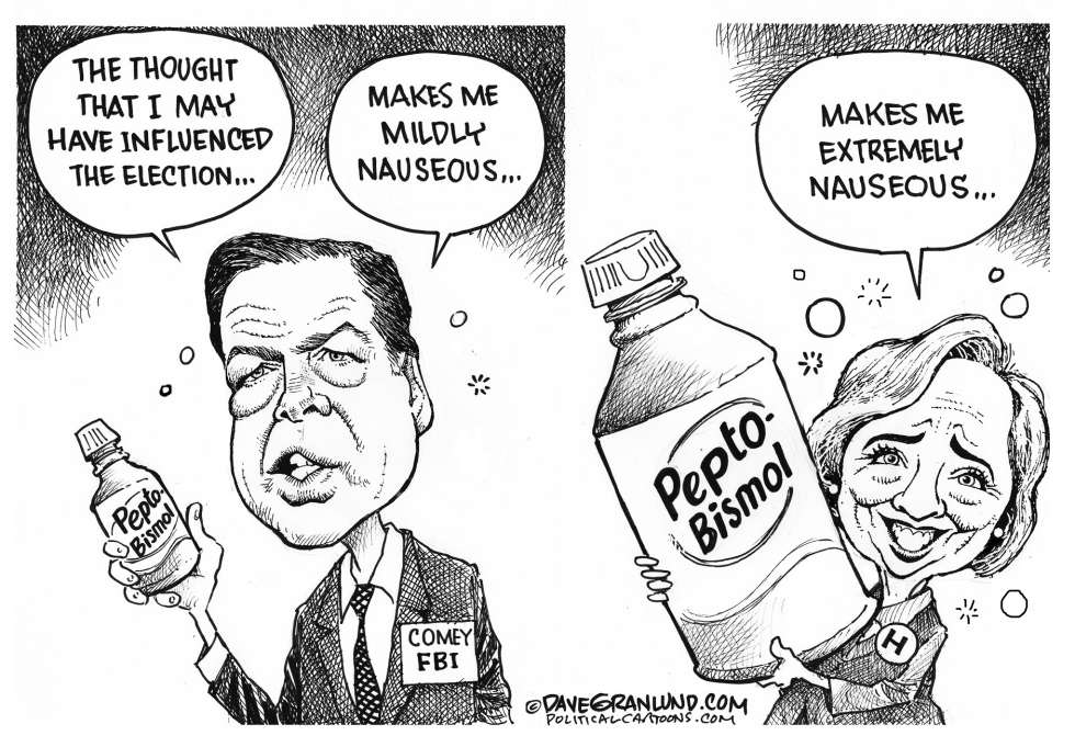 Comey nauseous