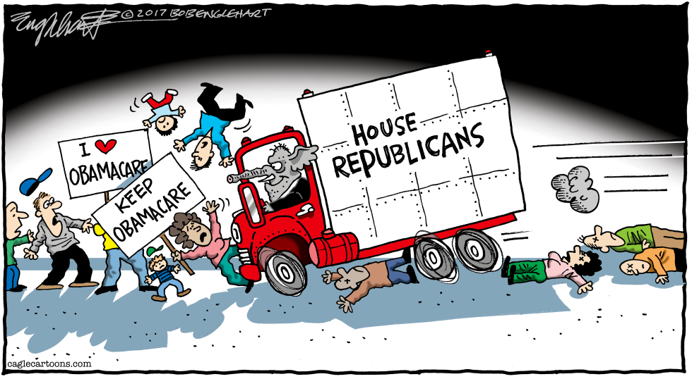  OBAMACARE REPEALED by Bob Englehart