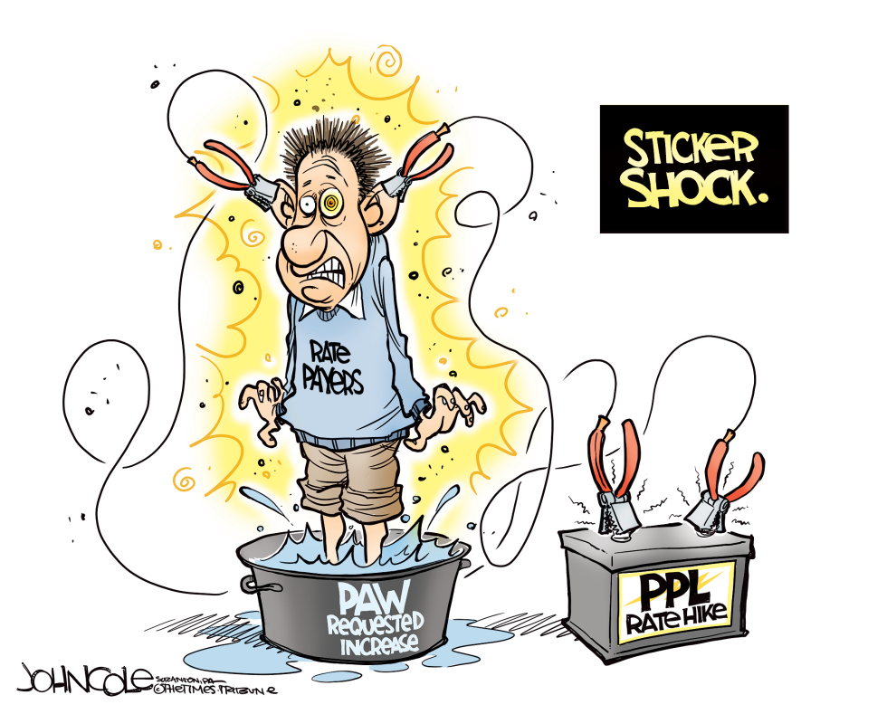 LOCAL PA Utilities sticker shock