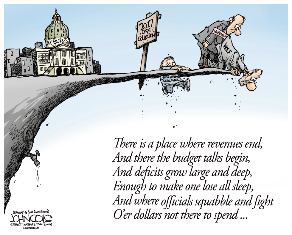 LOCAL PA State budget deficit