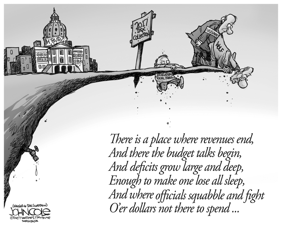 LOCAL PA State budget deficit BW