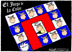 EL JUEGO DE LA CULPA / by Bob Englehart