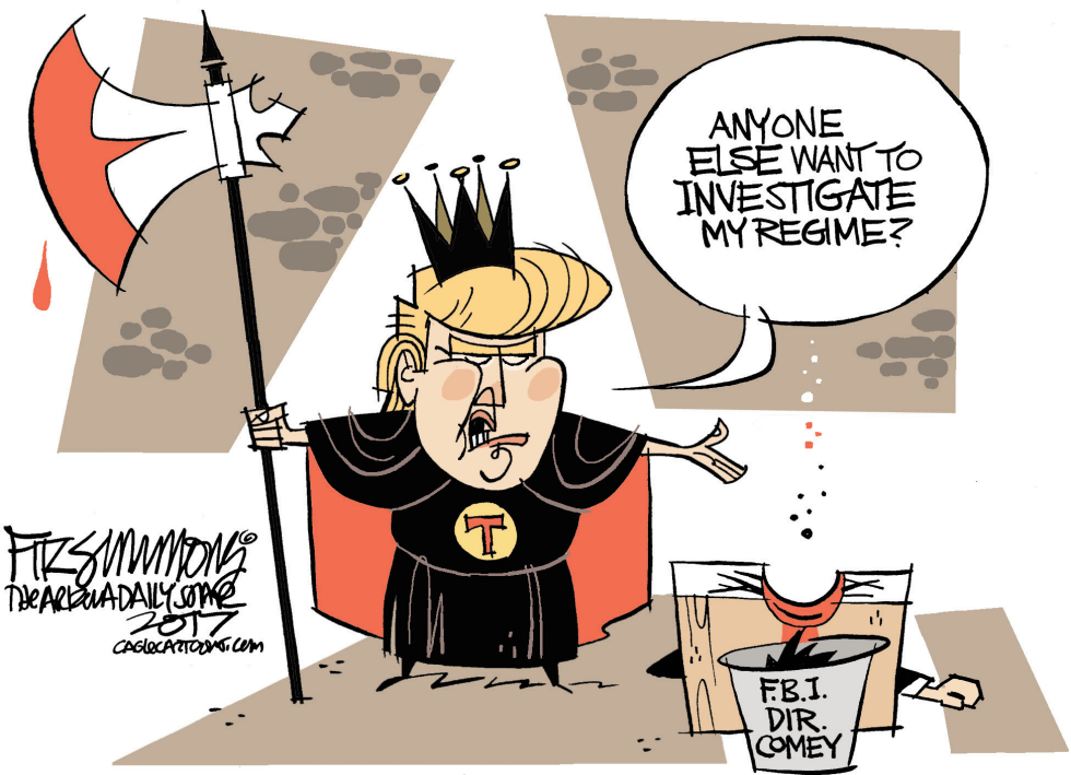  KING TRUMP by David Fitzsimmons