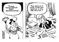 TRUMP'S NEW FBI DIRECTOR by Jimmy Margulies