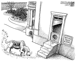COME GETS AXED by Adam Zyglis