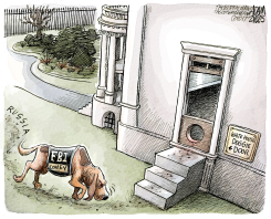 COME GETS AXED  by Adam Zyglis
