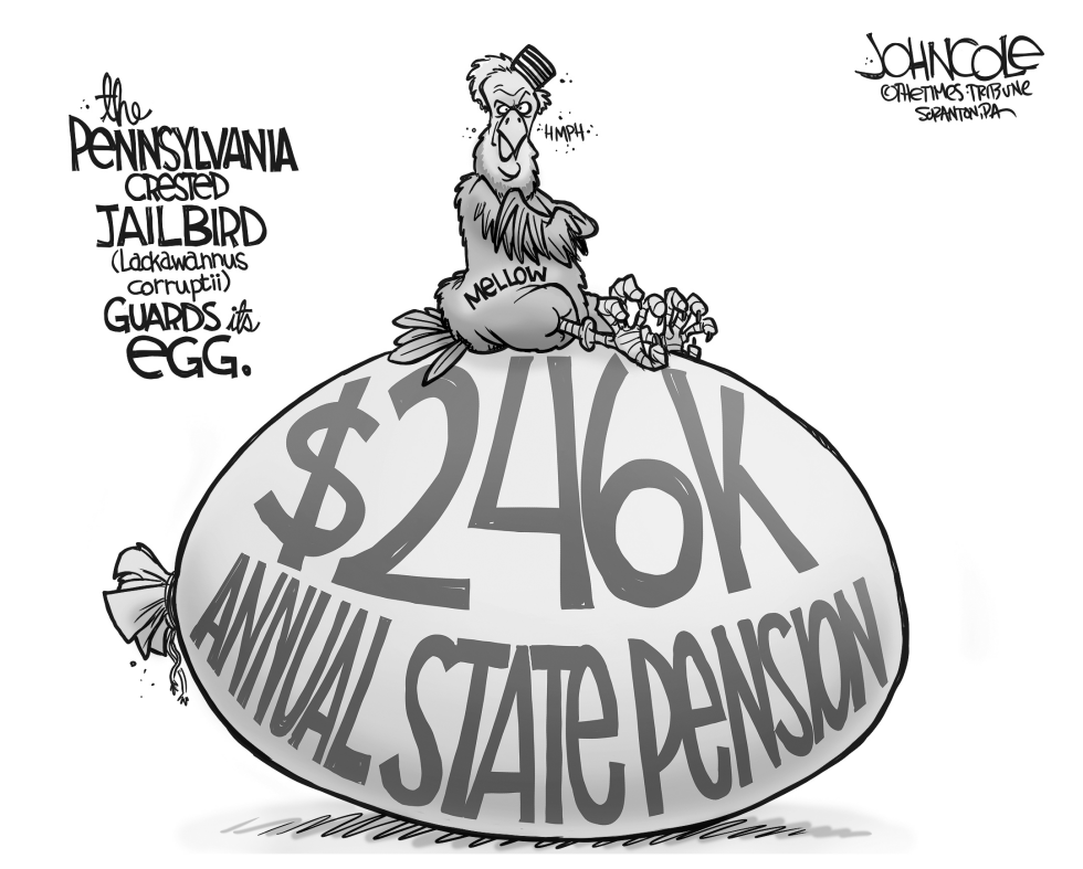 LOCAL PA Bob Mellow pension BW