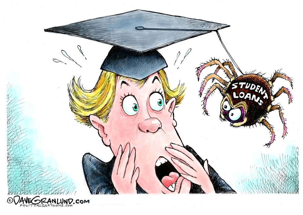  GRAD DEBT by Dave Granlund