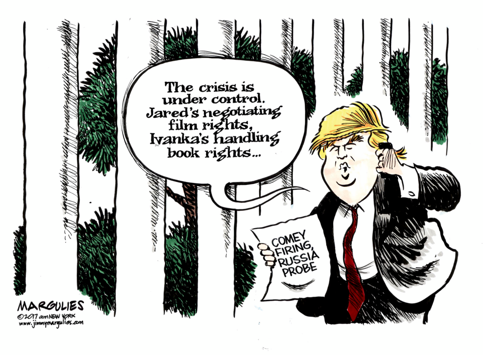 Trump and Comey Firing crisis color