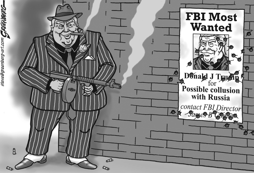 FBI Wanted Gangster bw