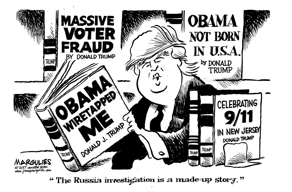 Trump claims Russia probe ismade-up story